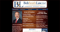 Desktop Screenshot of bobsmithlaw.com